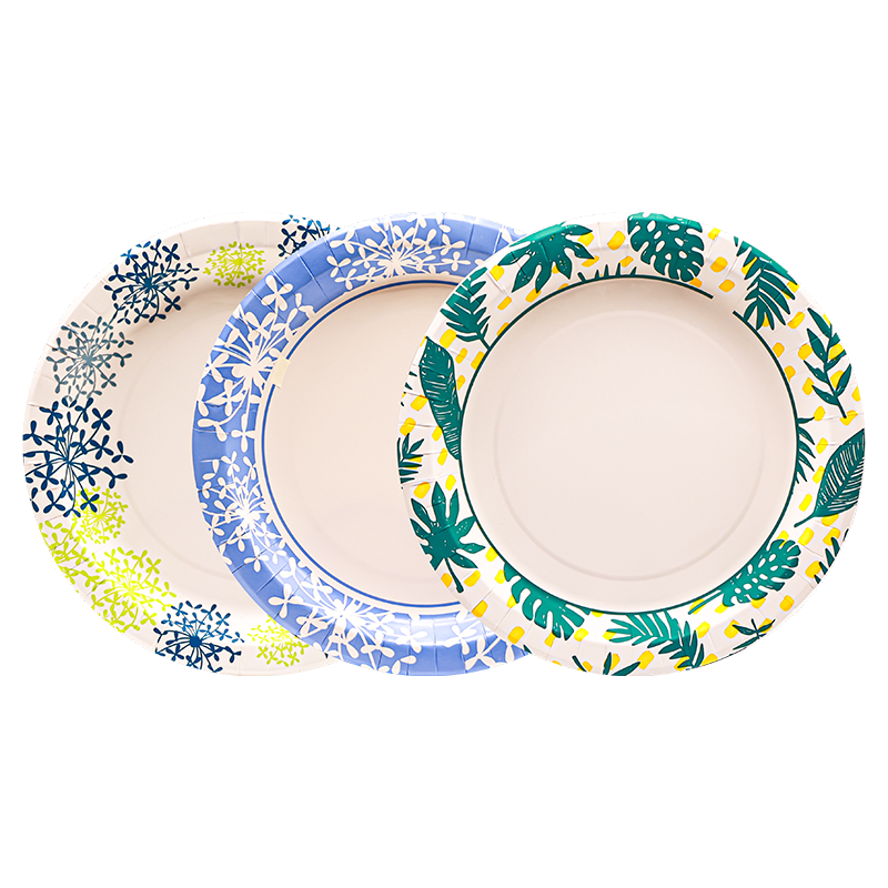 Disposable paper plate