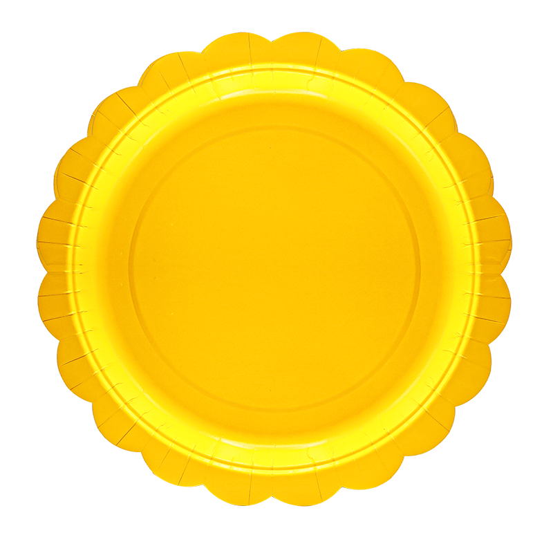 Disposable paper plates
